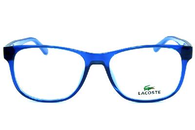 Óculos Lacoste L2743 Azul translúcido com detalhe nas hastes