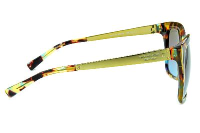 Óculos de Sol Michael Kors MK 2006 Taormina Tartaruga com hastes douradas