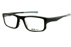 Óculos Oakley OX 8049 Voltage Satin Black acetato preto fosco com ponteiras emborrachadas