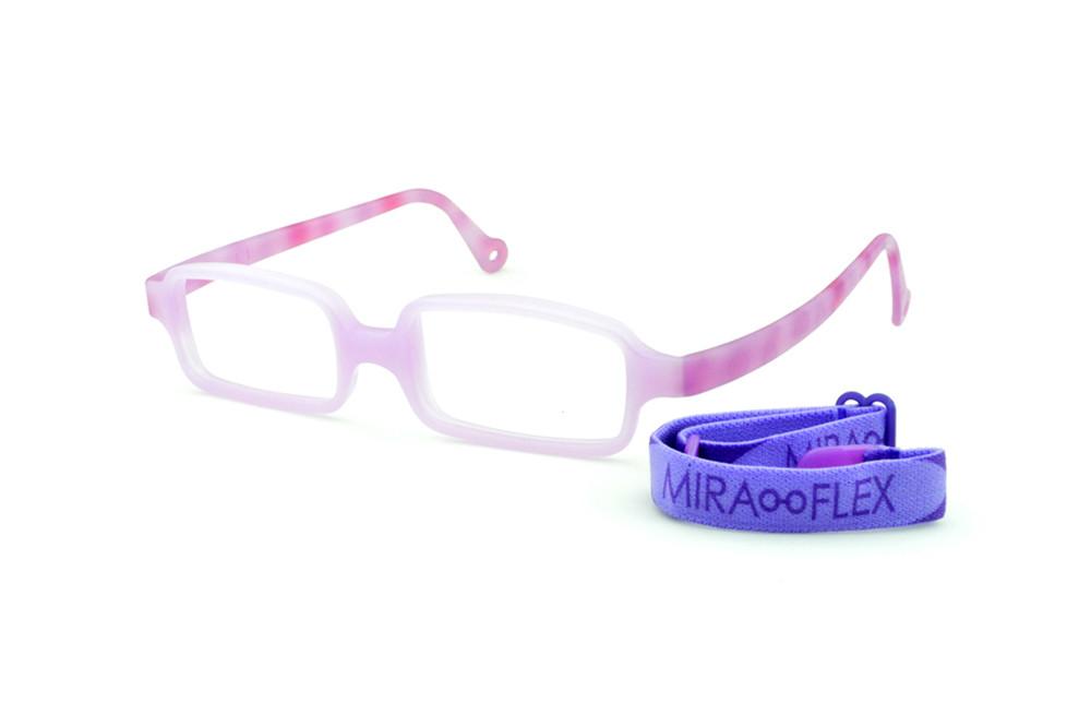Óculos Miraflex em silicone para menina New Baby 1 39/14 Lilás