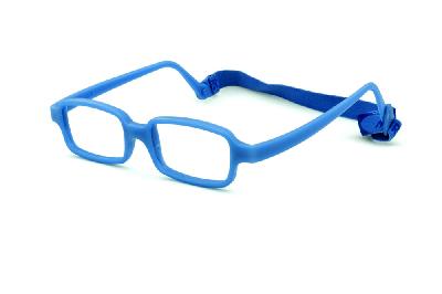 Óculos Miraflex Siliconado INQUEBRÁVEL New Baby 2 42/14 Azul (de 3 a 7 anos)