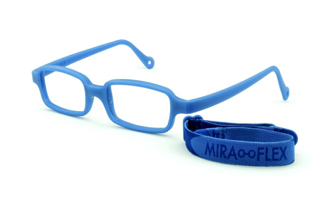 Óculos Miraflex Siliconado INQUEBRÁVEL New Baby 3 45/17 Azul