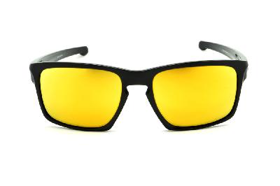 Óculos de sol Oakley OO 9262L Sliver preto e lente amarela
