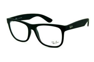 Óculos Ray-Ban RB 7057 preto fosco e logo prata