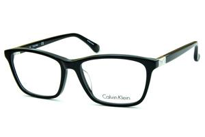 Armação de óculos de grau Calvin Klein em acetato preto quadrado para homens e mulheres