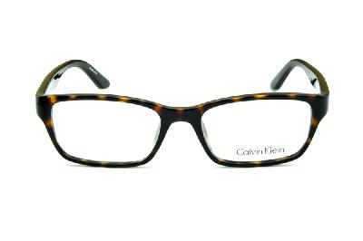 Óculos Calvin Klein CK 5825 Demi tartaruga efeito onça com logo prata