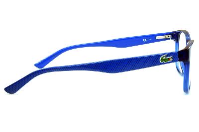 Óculos Lacoste L2743 Azul translúcido com detalhe nas hastes