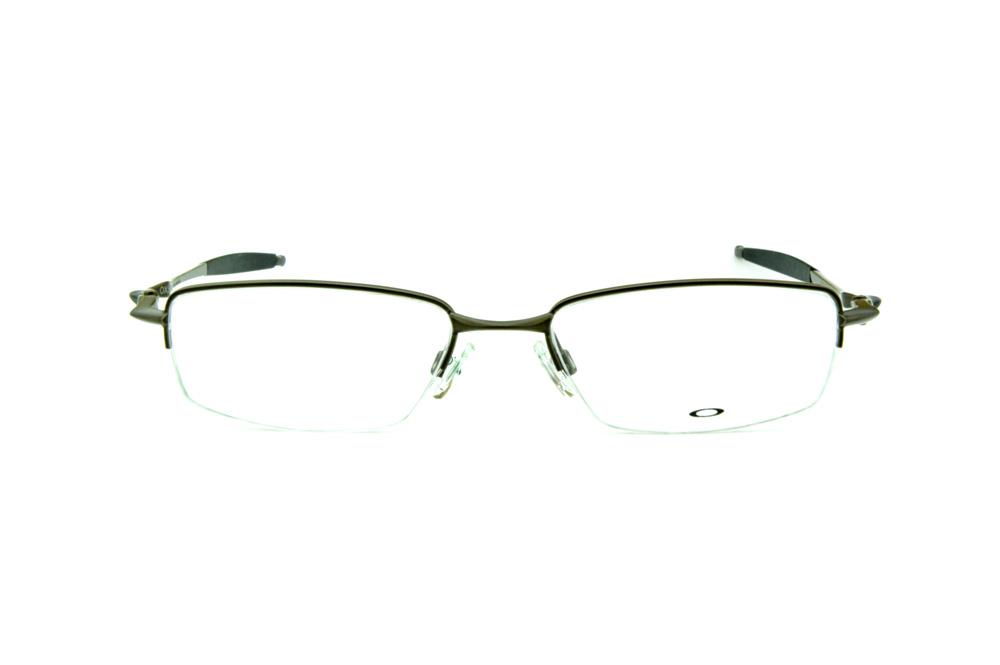 Óculos Oakley OX 3129 Pewter metal bronze fio de nylon com ponteiras emborrachadas