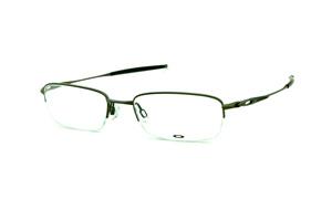 Óculos de grau Oakley Pewter em fio de nylon e metal bronze masculino