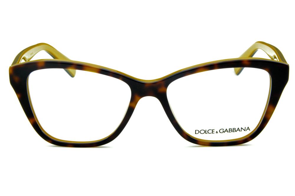 Óculos Dolce & Gabbana marrom mesclado tartaruga haste dourado caramelo feminino armação gatinho de grau