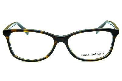 Óculos Dolce & Gabbana em acetato marrom efeito Demi tartaruga para mulheres