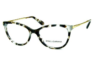 Óculos Dolce & Gabbana cinza claro/escuro e marrom mesclados efeito onça colorido para mulheres