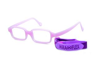 Óculos Miraflex em silicone INQUEBRÁVEL New Baby 2 42/14 Lilas rosa para criança de 3 a 7 anos