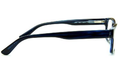 Óculos Lacoste L2705 Azul marinho com logo de metal na haste