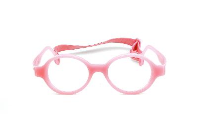 Óculos Infantil Miraflex Rosa em silicone Baby Lux 2 40/14 (de 5 a 7 anos)
