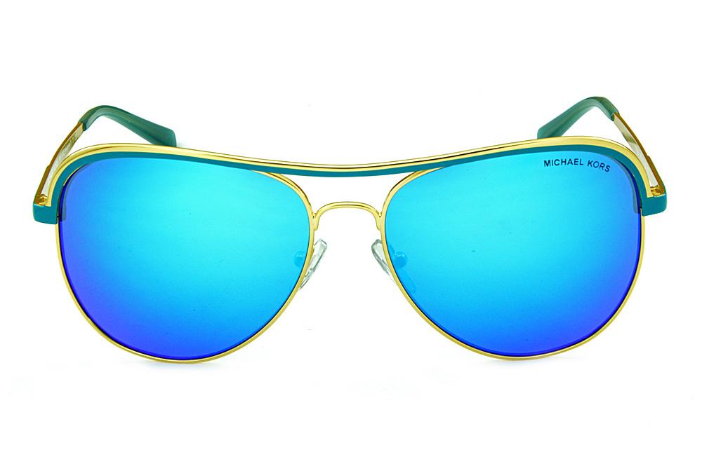 Oculos de Sol Michael Kors MK1012 Vivianna1 Dourado e Verde