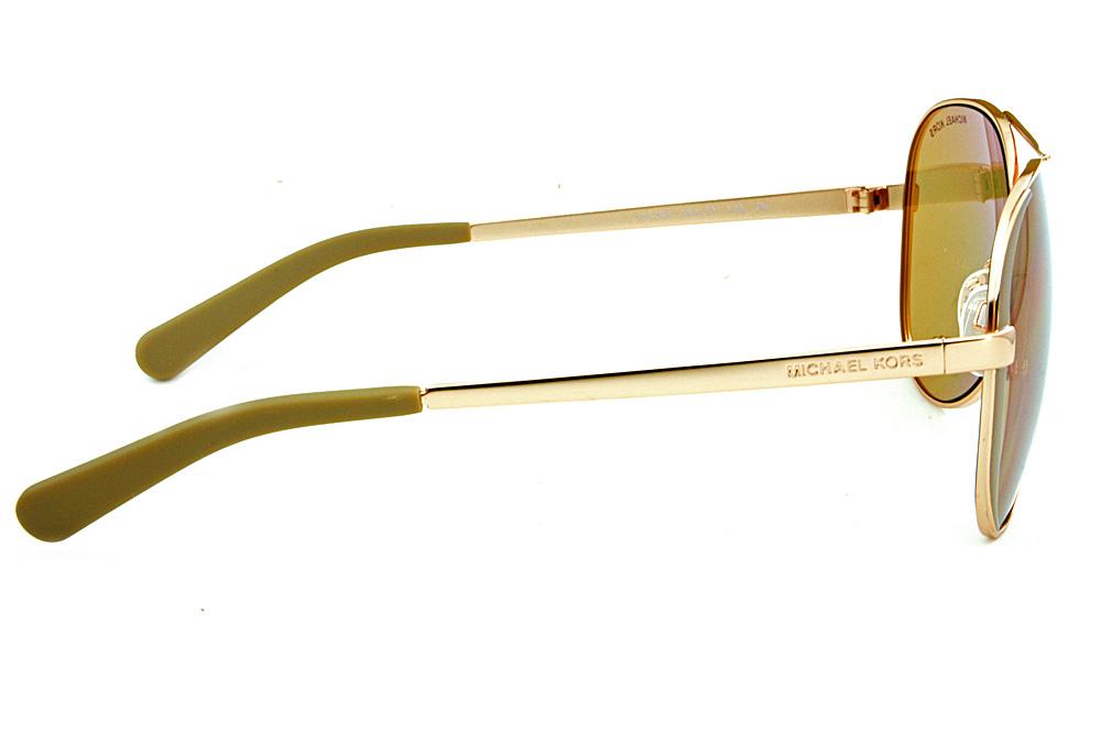 Óculos de Sol Michael Kors MK 5004 Chelsea Bronze com lentes espelhadas rosê