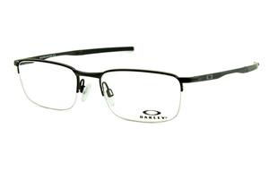 Óculos Oakley OX 3174 Barrelhouse 0.5 Metal Preto fosco com ponteiras emborrachadas