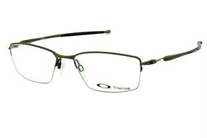 Óculos Oakley OX 5113 Lizard Metal Titanium nylon Bronze com ponteiras emborrachadas