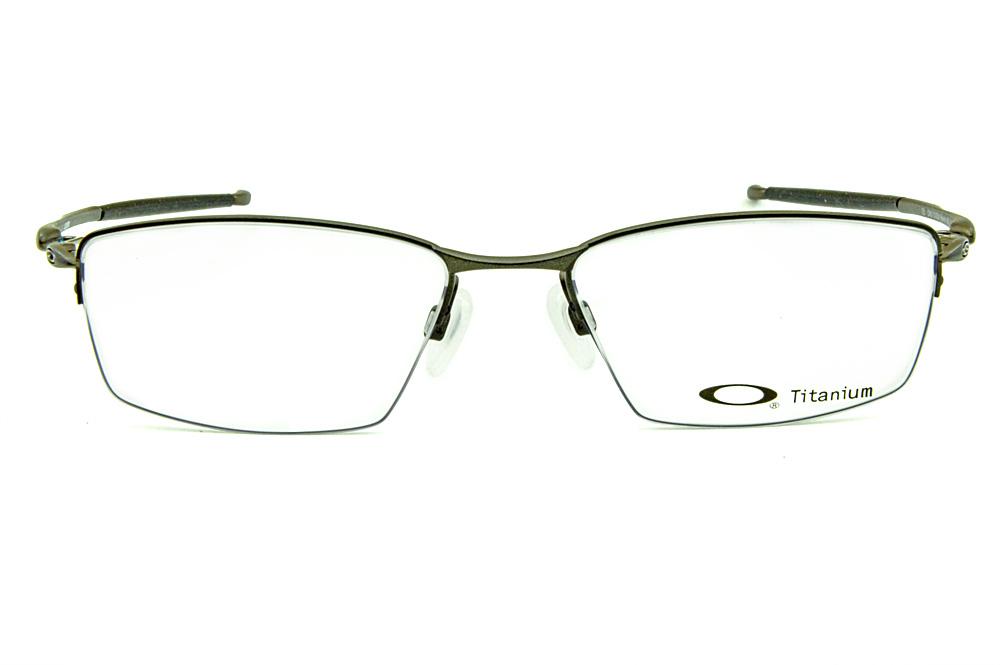 Óculos Oakley OX 5113 Lizard Metal Titanium nylon Bronze com ponteiras emborrachadas