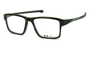 Óculos Oakley OX 8040 Chamfer 2.0 Acetato Preto com ponteiras emborrachadas