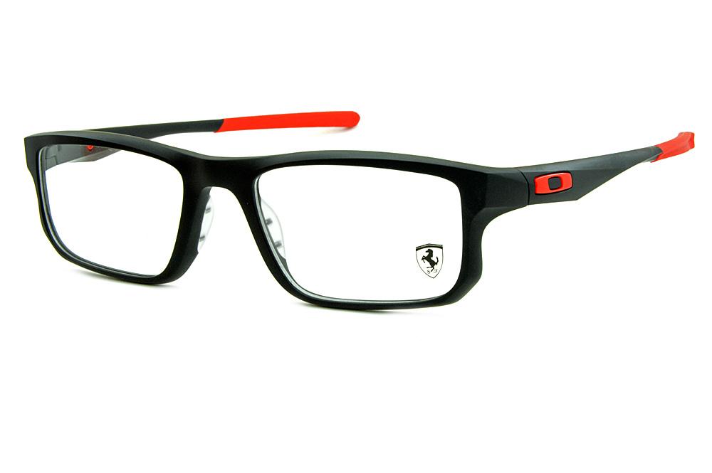 Óculos Oakley OX8049 Voltage Satin Black 55 preto fosco Edição Ferrari