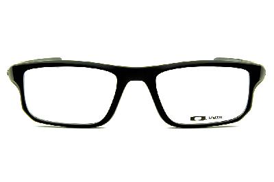 Óculos Oakley OX 8049 Voltage Satin Black acetato preto fosco com ponteiras emborrachadas