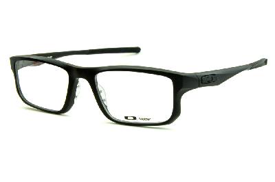 Óculos Oakley OX 8049 Voltage Satin Black acetato preto fosco com ponteiras emborrachadas