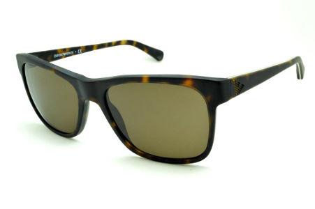 Óculos de sol Emporio Armani acetato demi tartaruga efeito onça para homens e mulheres