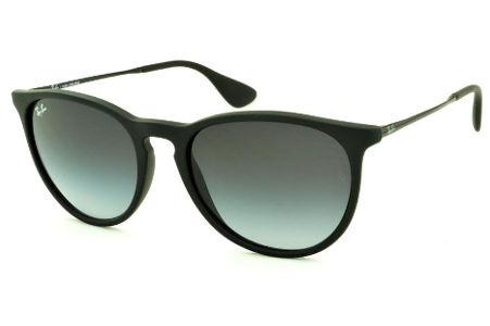 Óculos Ray-Ban Erika RB 4171 preto fosco com lente degradê