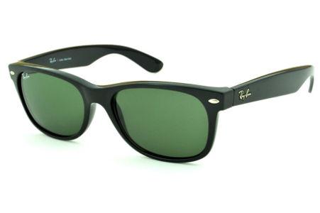 Óculos Ray-Ban New Wayfarer RB 2132 Preto com lente verde