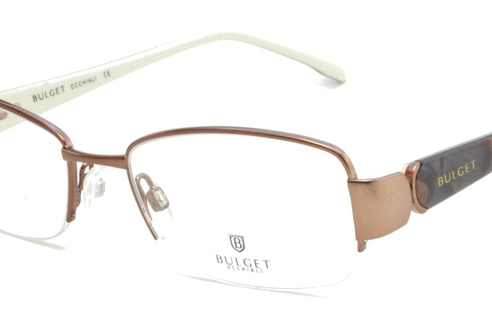 Óculos Bulget BG1373 cobre haste mesclado cobre/branco marfim