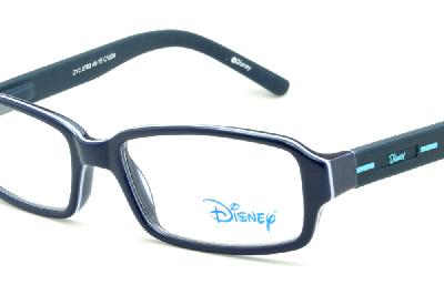 Óculos de grau infantil Disney em acetato azul e friso branco para meninos