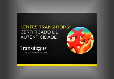 Lente Alto Índice Transitions 1.67 fina escurece ao sol grau esférico -13,00 a +6,50, cil. 0 a -4,00