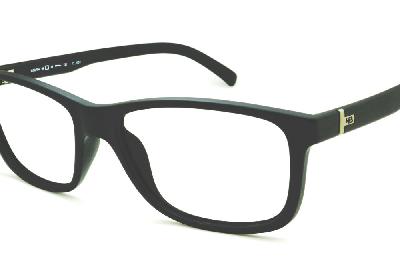 Óculos de grau Hot Buttered HB Polytech preto fosco masculino esportivo para homens