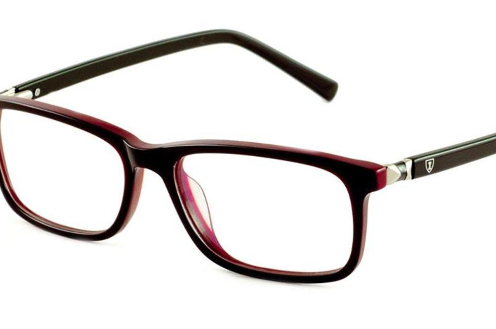 Óculos Ilusion SL6847 acetato vinho bordô e vermelho feminino