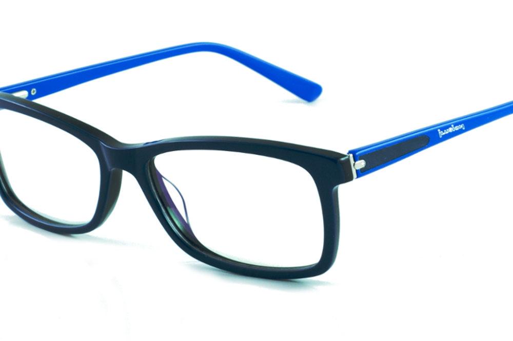 Óculos Ilusion SL6850 acetato azul escuro e anil feminino