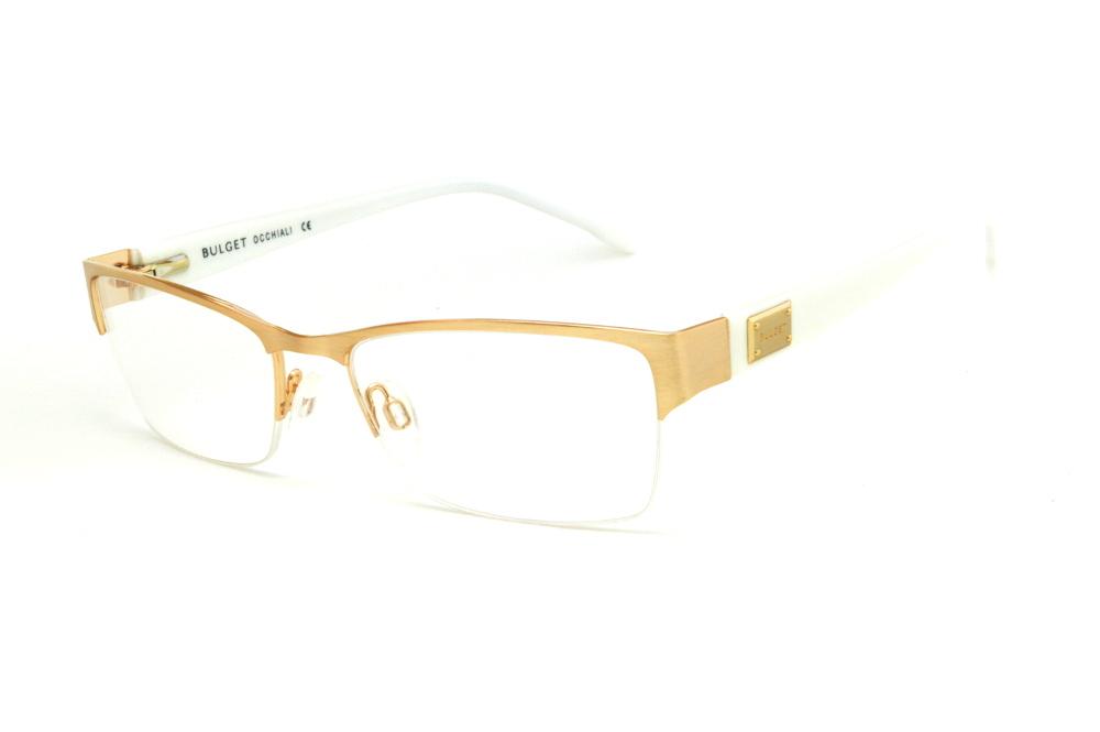 Óculos Bulget BG1434 dourado em nylon haste branca