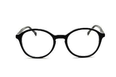 Óculos Bulget preto com haste preta e cinza flexível de mola