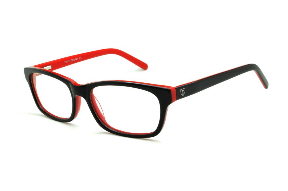 Óculos Ilusion BC3007 preto haste preta/vermelha e lente grátis