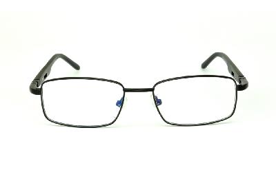 Óculos de grau Ilusion preto com haste vazada e friso vermelho infantil para meninos