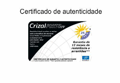 Lente Crizal Forte ESPECIAL Acrílica Grau Esférico -4,00 a +4,50 / Cilíndrico 0 a -4,00 .:. Todos os eixos