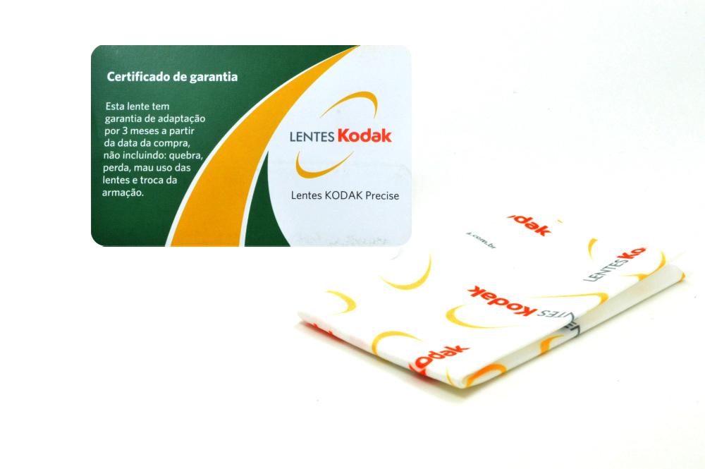 Lente Acrílica Kodak Anti Reflexo para óculos com grau médio baixo