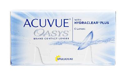 Lente de contato esférico -2,25 Acuvue Oasys Hydraclear PLUS kit com 6 lentes