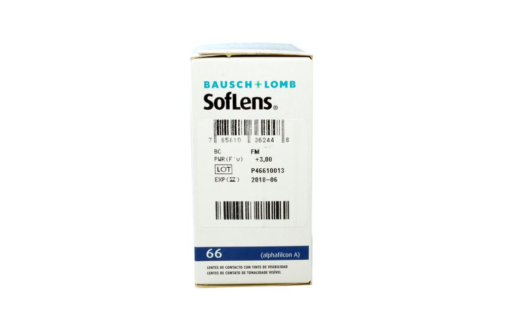 Lente de contato Bausch Lomb Soflens 66 .:. esférico -3,25 kit com 6 lentes