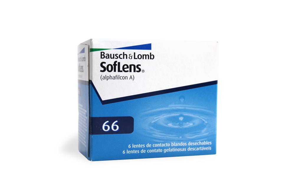 Lente de contato Bausch Lomb Soflens 66 .:. esférico -2,00 kit com 6 lentes