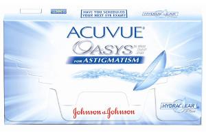 Lente de contato Acuvue Oasys Tórica kit com 6 lentes para miopia, hipermetropia e astigmatismo