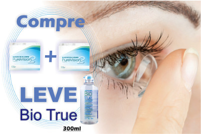 Lente de contato PUREVISION 2 .:. esférico -3,25 kit com 6 lentes