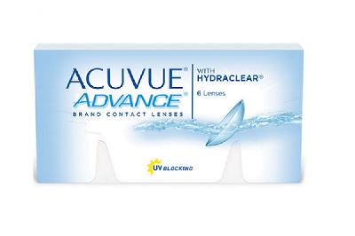Lente de contato Acuvue Advance Hydraclear .:. esférico -11,00 kit com 6 lentes