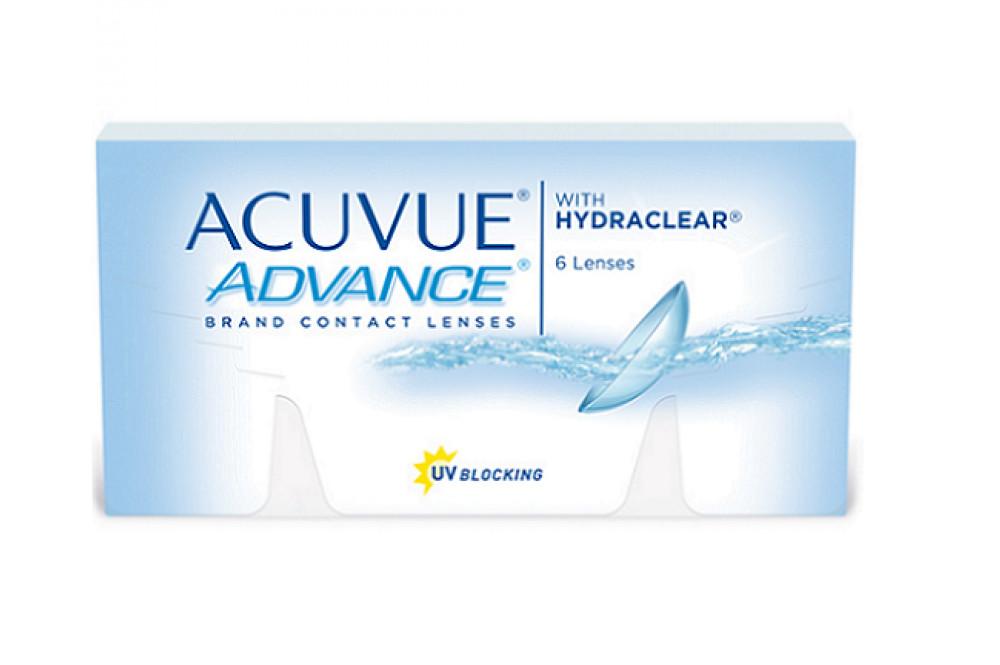 Lente de contato Acuvue Advance Hydraclear .:. esférico -12,00 kit com 6 lentes